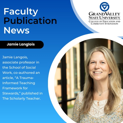 Jamie Langlois Publishes an Article